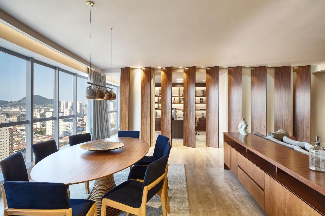 Sheraton Santos Hotel מראה חיצוני תמונה The dining room of a three-bedroom apartment